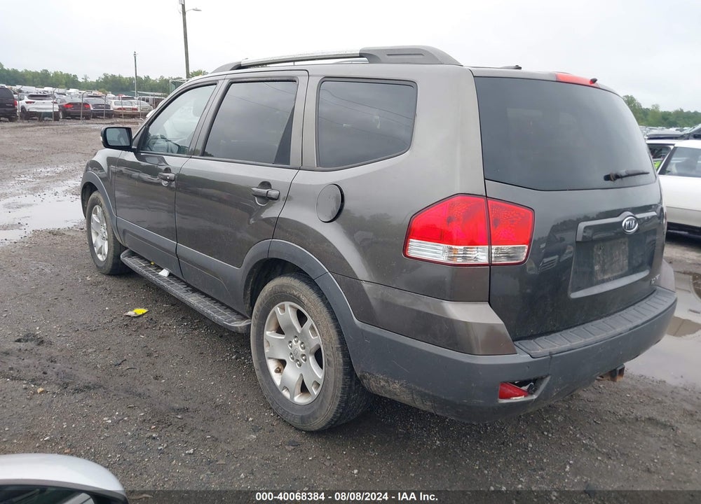 2009 KIA BORREGO EX V8 VIN: KNDJH742795020537