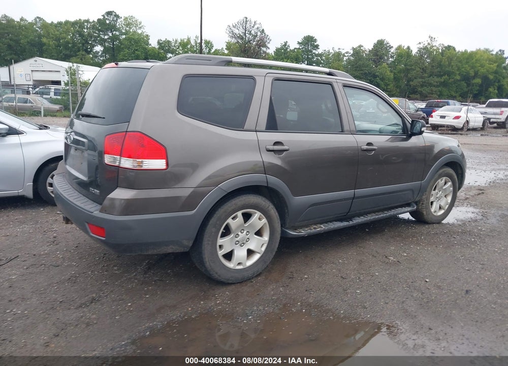 2009 KIA BORREGO EX V8 VIN: KNDJH742795020537