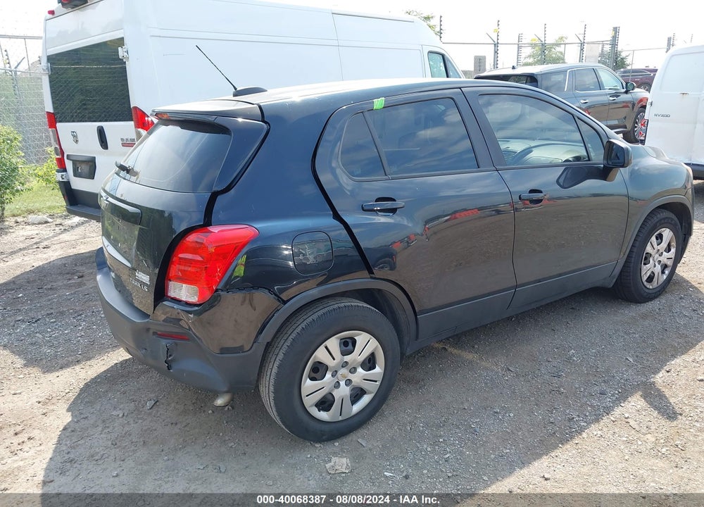 2015 CHEVROLET TRAX 1LS VIN: KL7CJKSB0FB188968