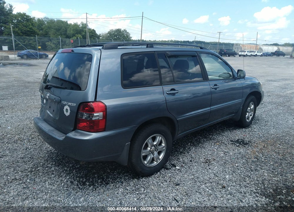 2006 TOYOTA HIGHLANDER V6 VIN: JTEEP21A860162208