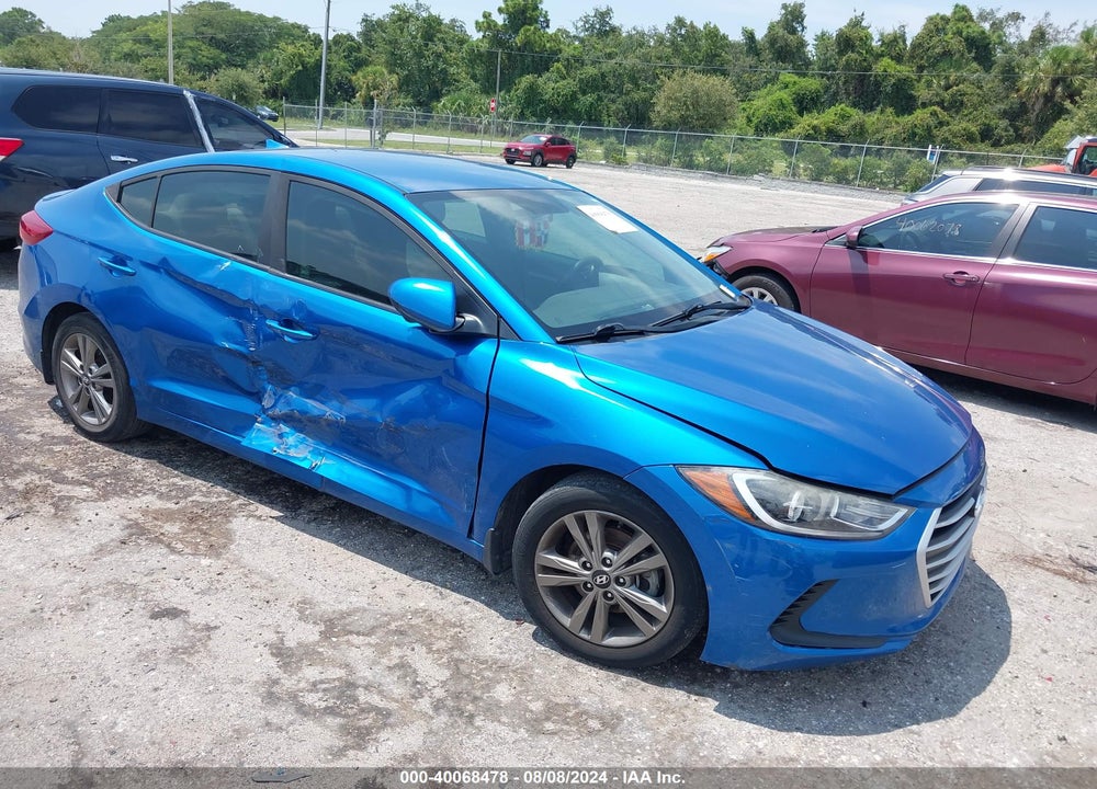 2018 HYUNDAI ELANTRA SEL VIN: 5NPD84LFXJH389204