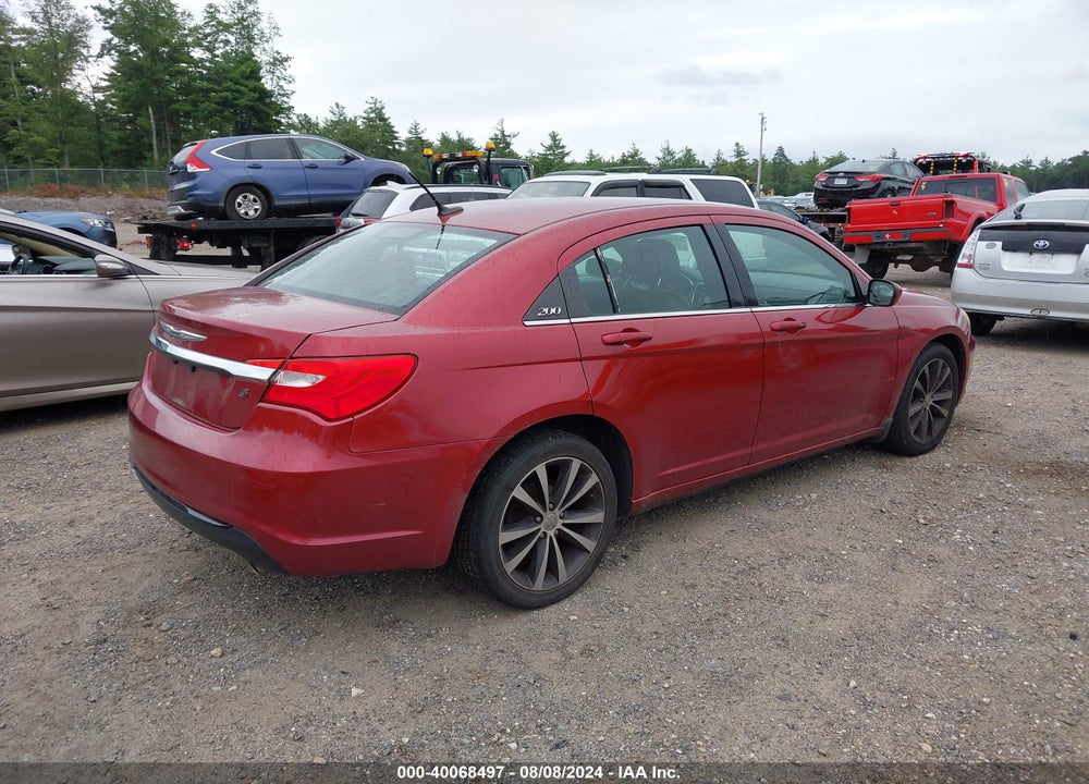 2011 CHRYSLER 200 S VIN: 1C3BC8FG0BN567080