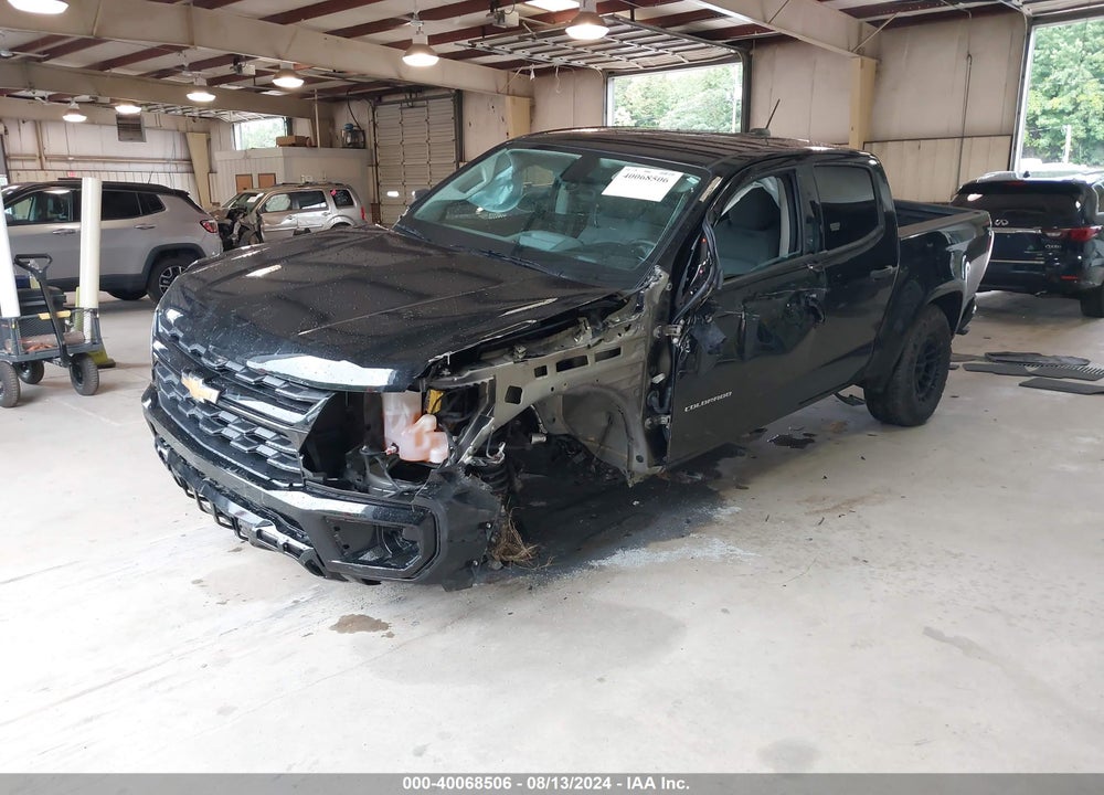 2022 CHEVROLET COLORADO 2WD SHORT BOX WT VIN: 1GCGSBEN1N1329963