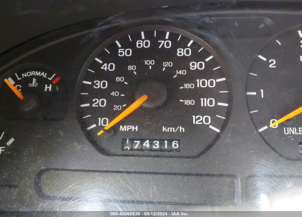 1998 FORD MUSTANG VIN: 1FAFP4042WF156827
