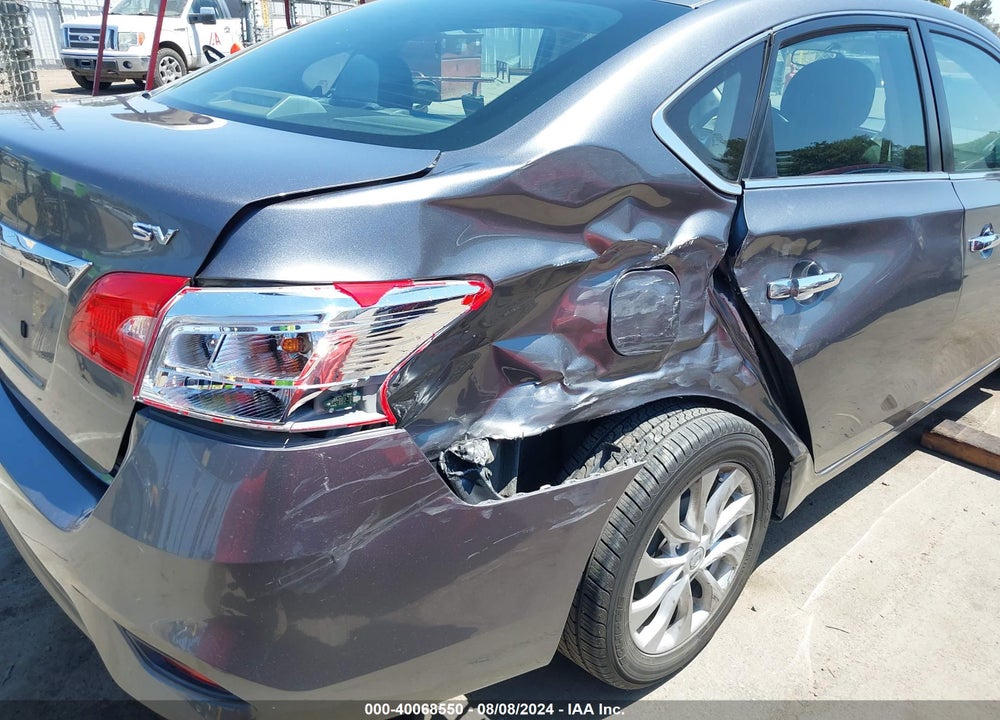 2019 NISSAN SENTRA SV VIN: 3N1AB7AP2KY362491
