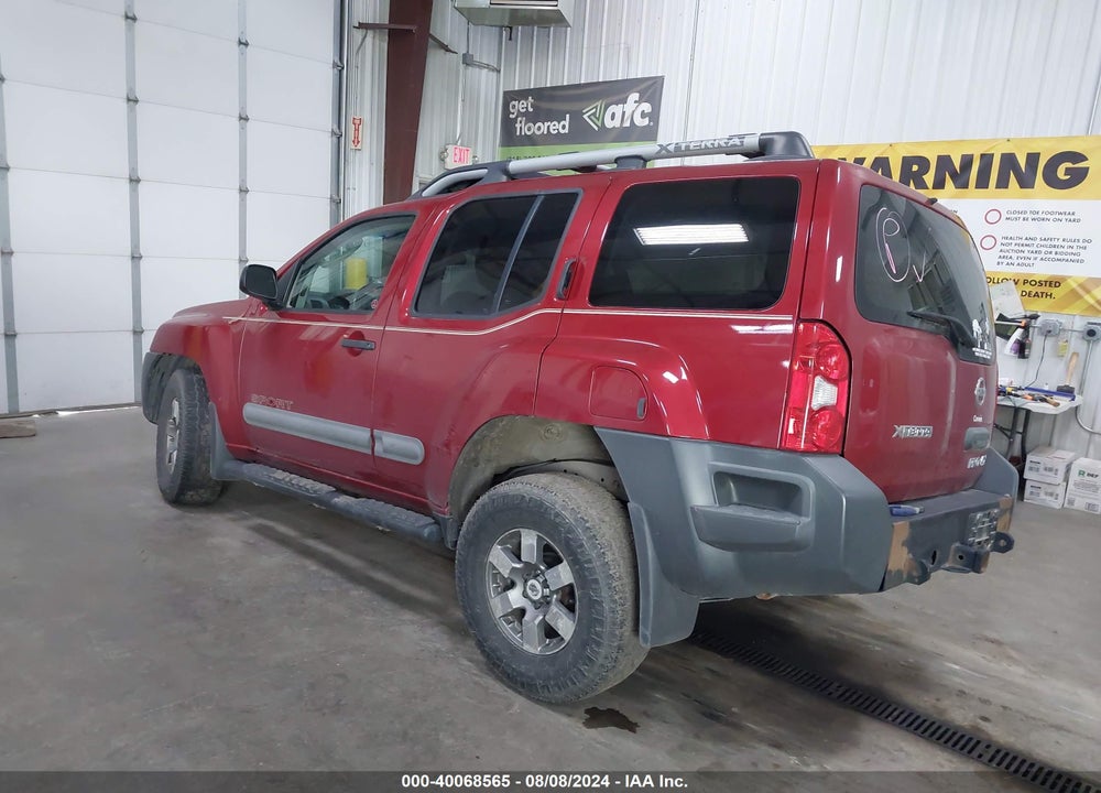 2011 NISSAN XTERRA X VIN: 5N1AN0NWXBC505284