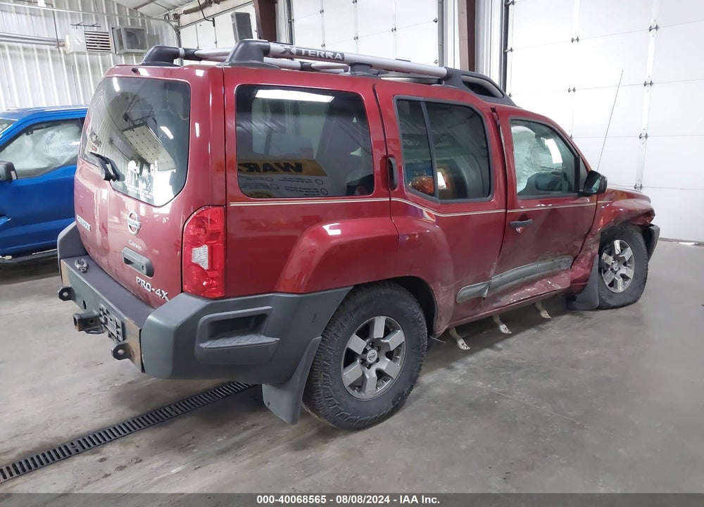 2011 NISSAN XTERRA X VIN: 5N1AN0NWXBC505284