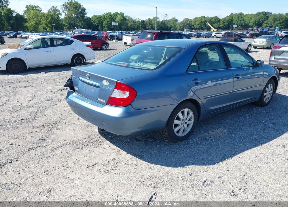 2004 TOYOTA CAMRY XLE VIN: 4T1BE30K94U854332