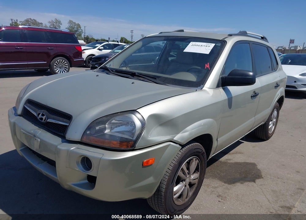 2009 HYUNDAI TUCSON GLS VIN: KM8JM12B29U014139