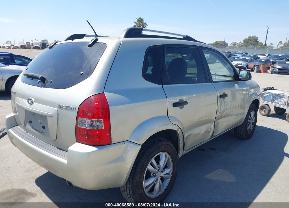 2009 HYUNDAI TUCSON GLS VIN: KM8JM12B29U014139