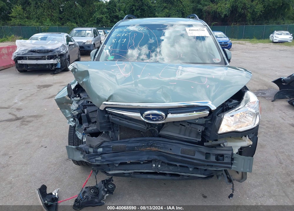 2016 SUBARU FORESTER VIN: JF2SJAHC2GH447131