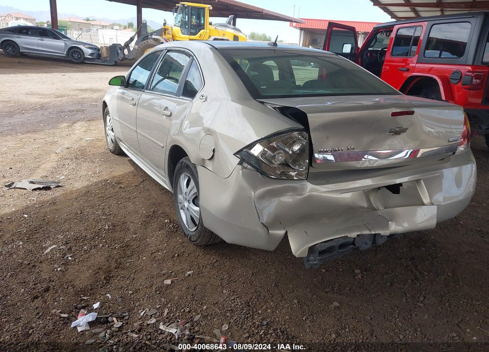 2009 CHEVROLET IMPALA LS VIN: 2G1WB57K691176974