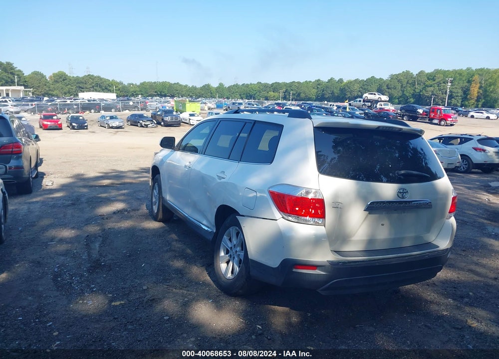 2012 TOYOTA HIGHLANDER SE V6 VIN: 5TDZK3EH6CS080004