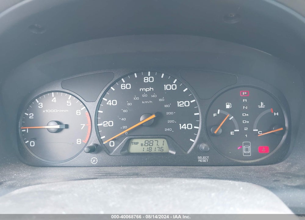 2000 HONDA ACCORD VIN: 1HGCG5679YA082926