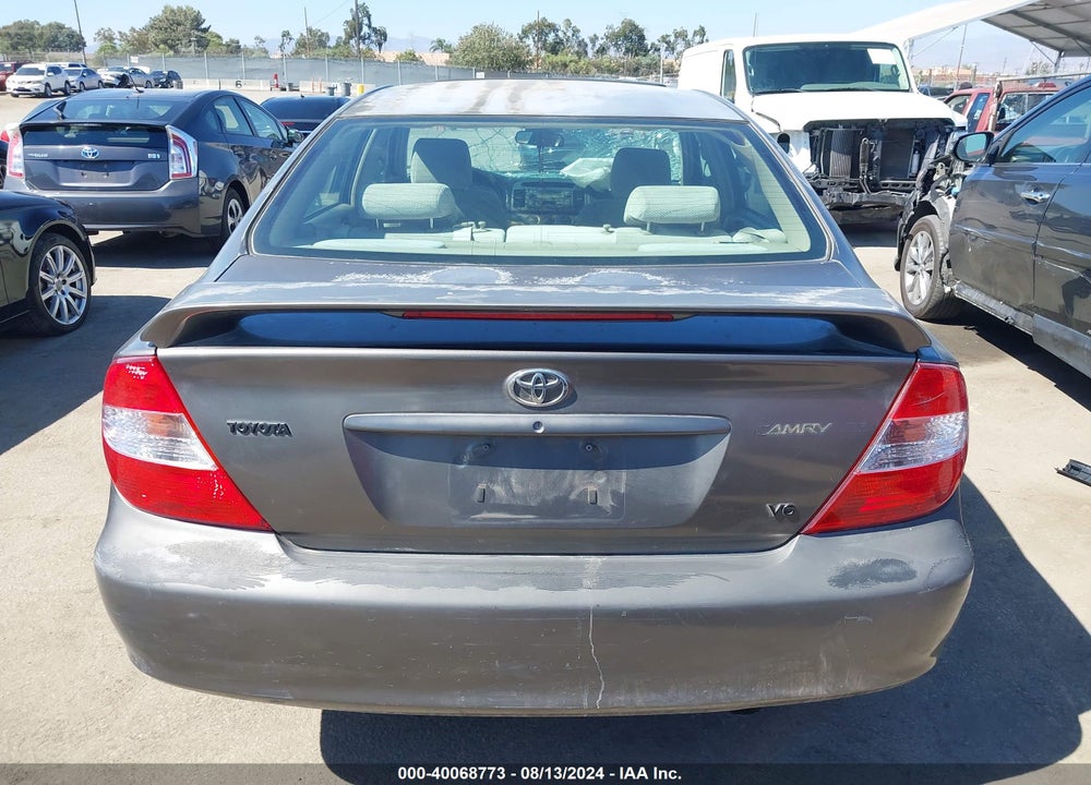 2003 TOYOTA CAMRY SE V6 VIN: 4T1BF32K63U562713