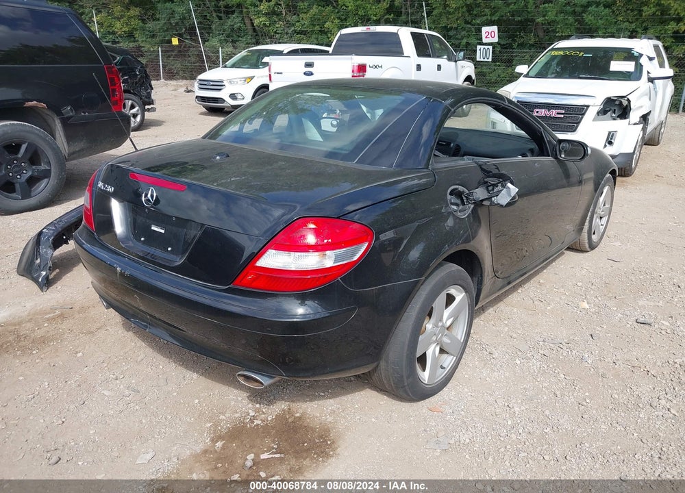 2007 MERCEDES-BENZ SLK 280 VIN: WDBWK54F87F160620
