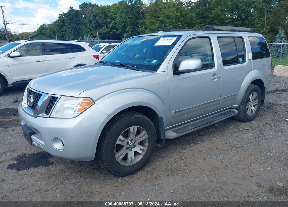 2012 NISSAN PATHFINDER SILVER VIN: 5N1AR1NB7CC606324