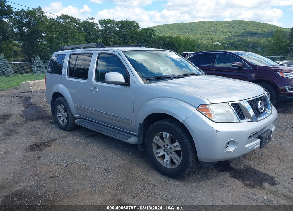 2012 NISSAN PATHFINDER SILVER VIN: 5N1AR1NB7CC606324