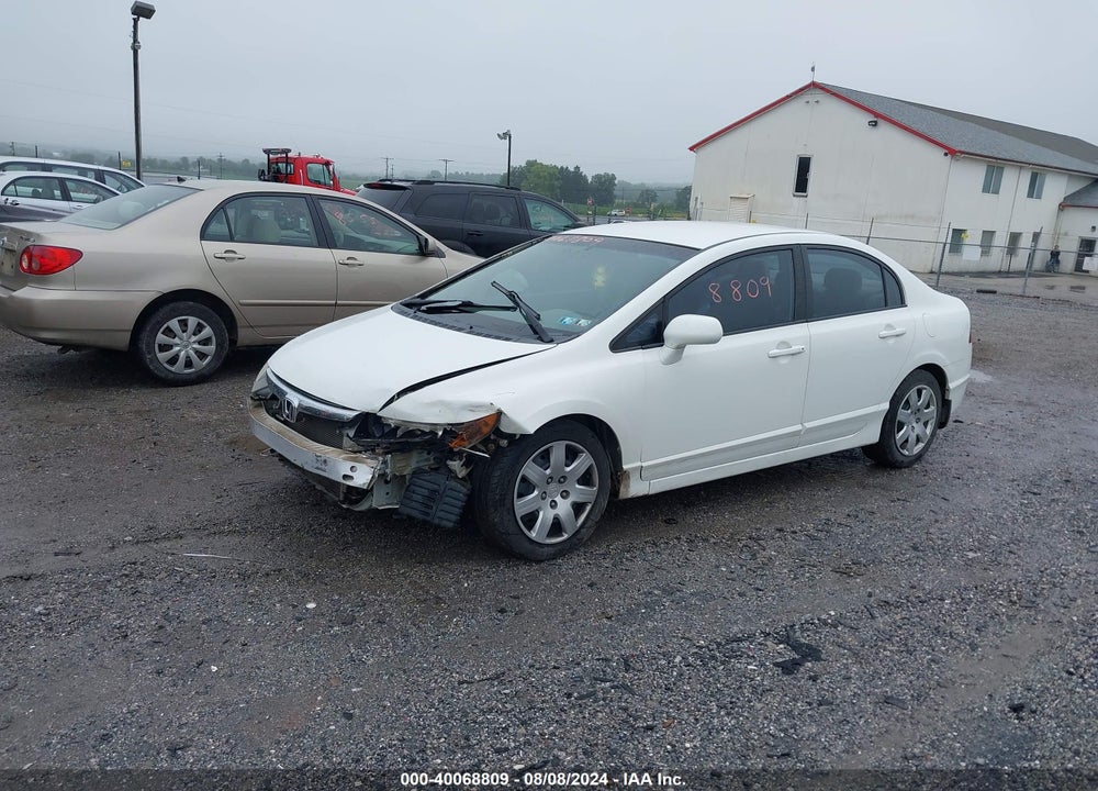 2008 HONDA CIVIC SDN LX VIN: 2HGFA16578H510807