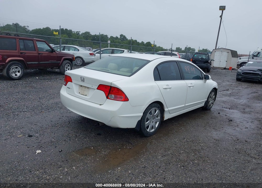 2008 HONDA CIVIC SDN LX VIN: 2HGFA16578H510807