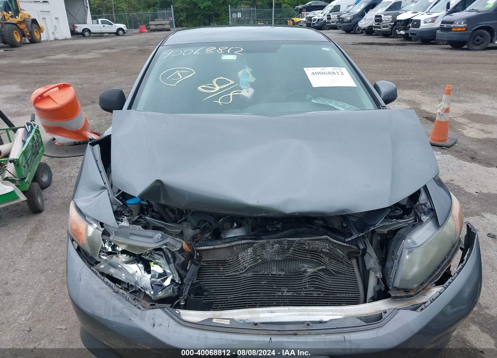 2012 HONDA CIVIC LX VIN: 19XFB2F54CE361911