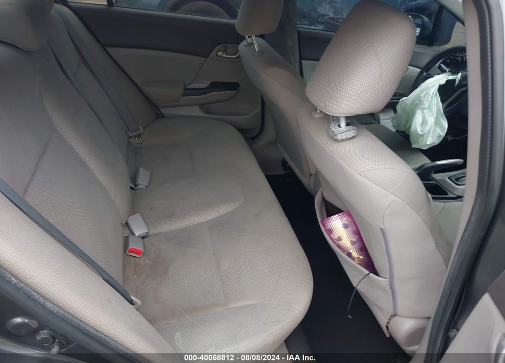 2012 HONDA CIVIC LX VIN: 19XFB2F54CE361911