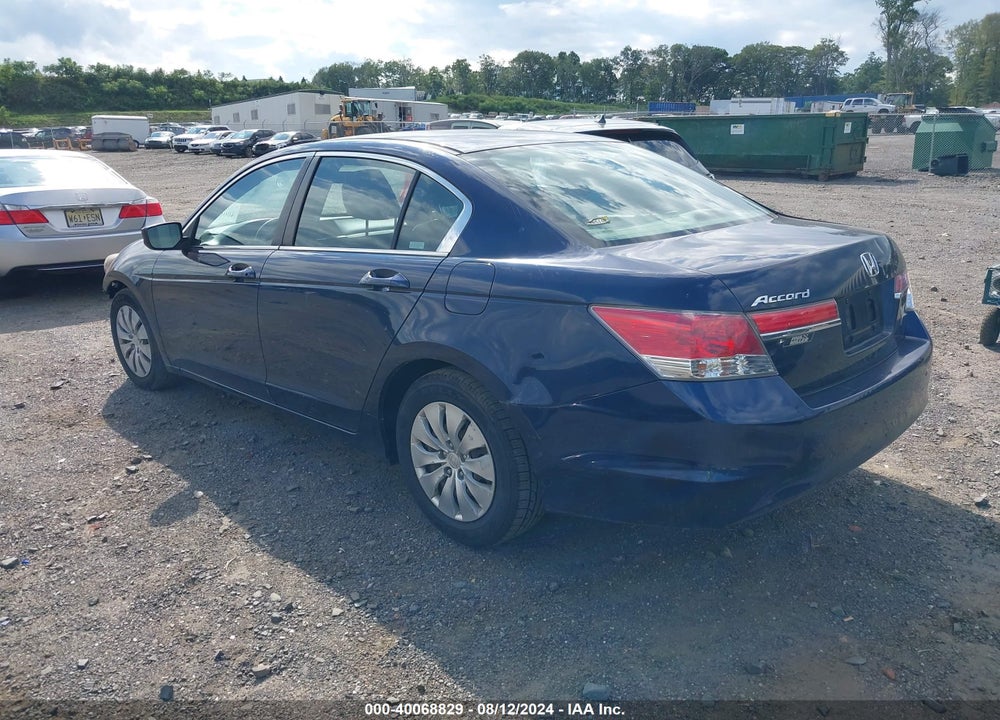 2012 HONDA ACCORD 2.4 LX VIN: 1HGCP2F38CA089287
