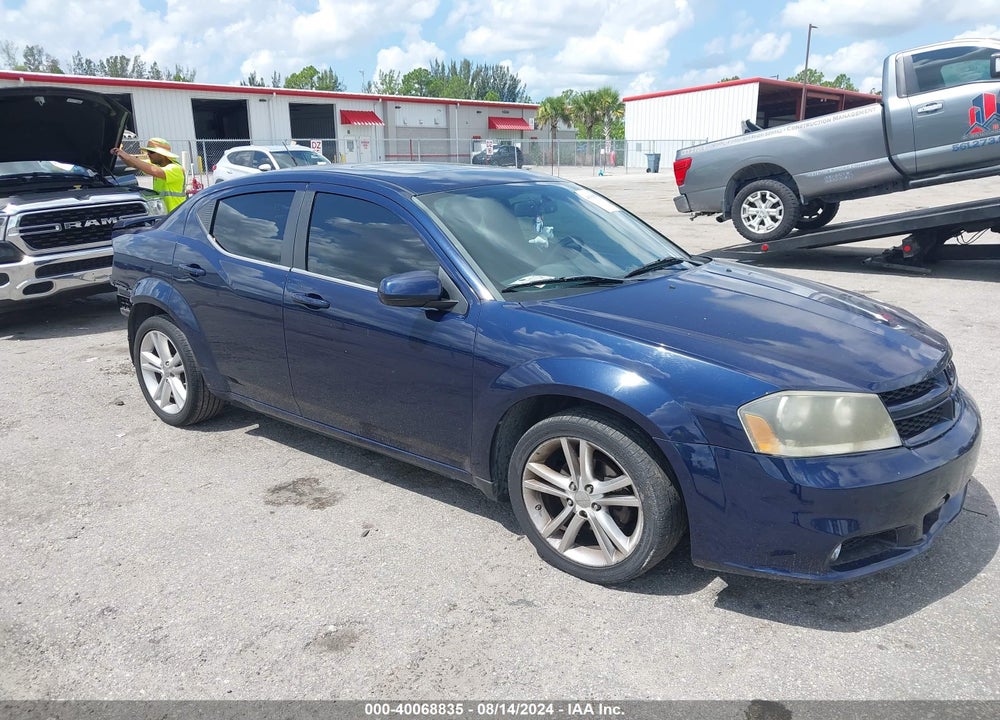 2013 DODGE AVENGER SXT VIN: 1C3CDZCB9DN582342