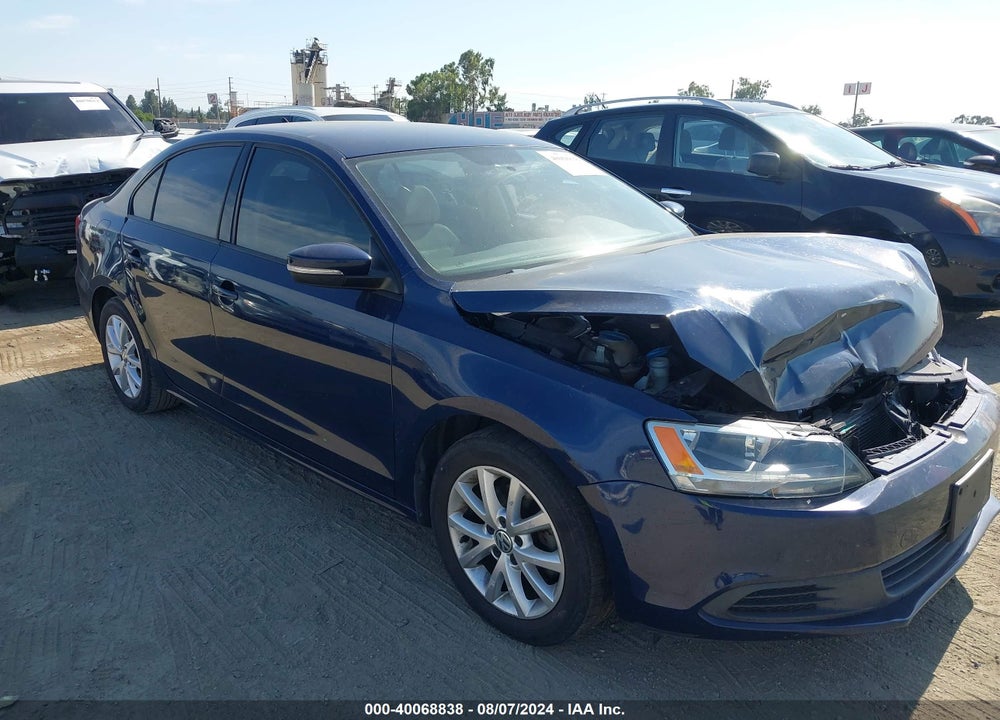 2011 VOLKSWAGEN JETTA 2.5L SE VIN: 3VWDZ7AJ0BM347221