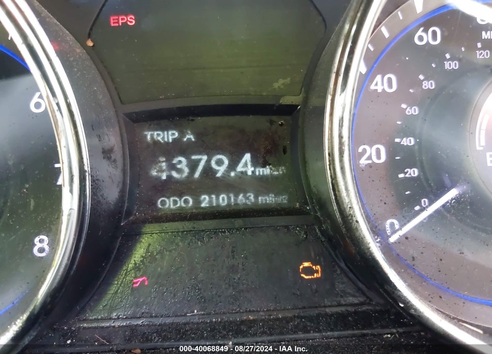 2011 HYUNDAI SONATA GLS VIN: 5NPEB4AC9BH129571