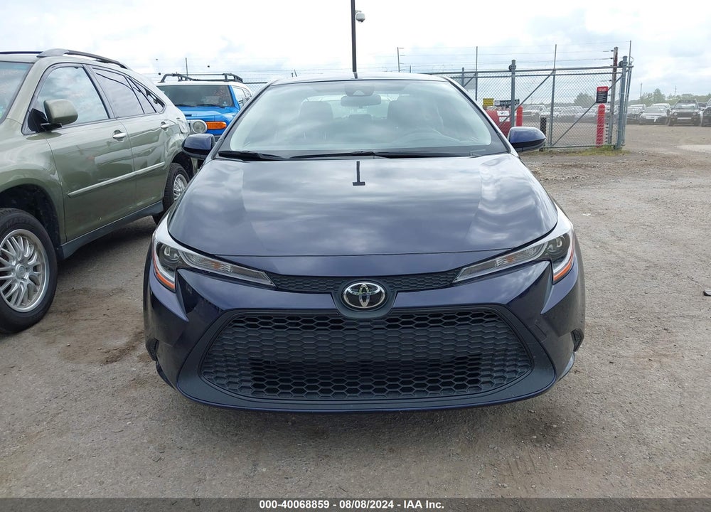 2022 TOYOTA COROLLA LE VIN: JTDEPMAE6NJ198569