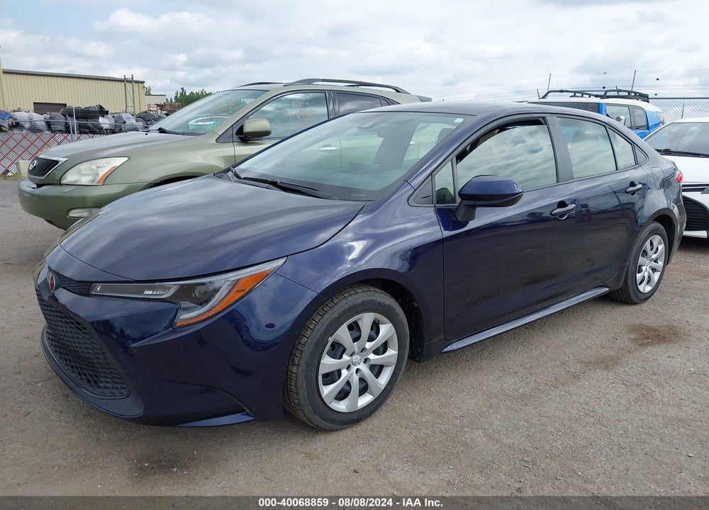 2022 TOYOTA COROLLA LE VIN: JTDEPMAE6NJ198569