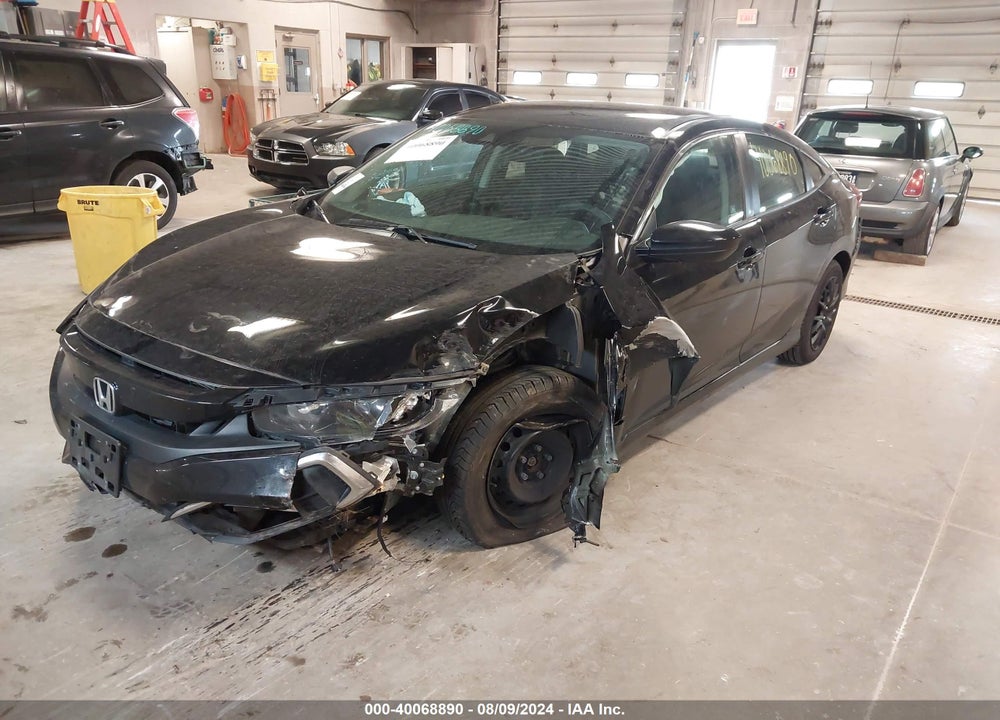 2019 HONDA CIVIC LX VIN: 19XFC2F63KE000707