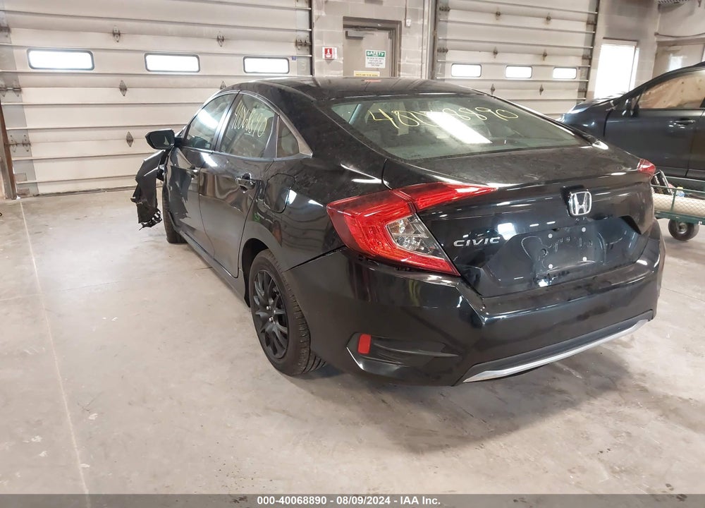 2019 HONDA CIVIC LX VIN: 19XFC2F63KE000707