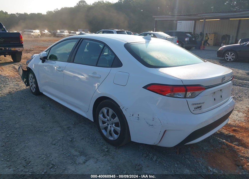 2022 TOYOTA COROLLA LE VIN: 5YFEPMAE6NP322304