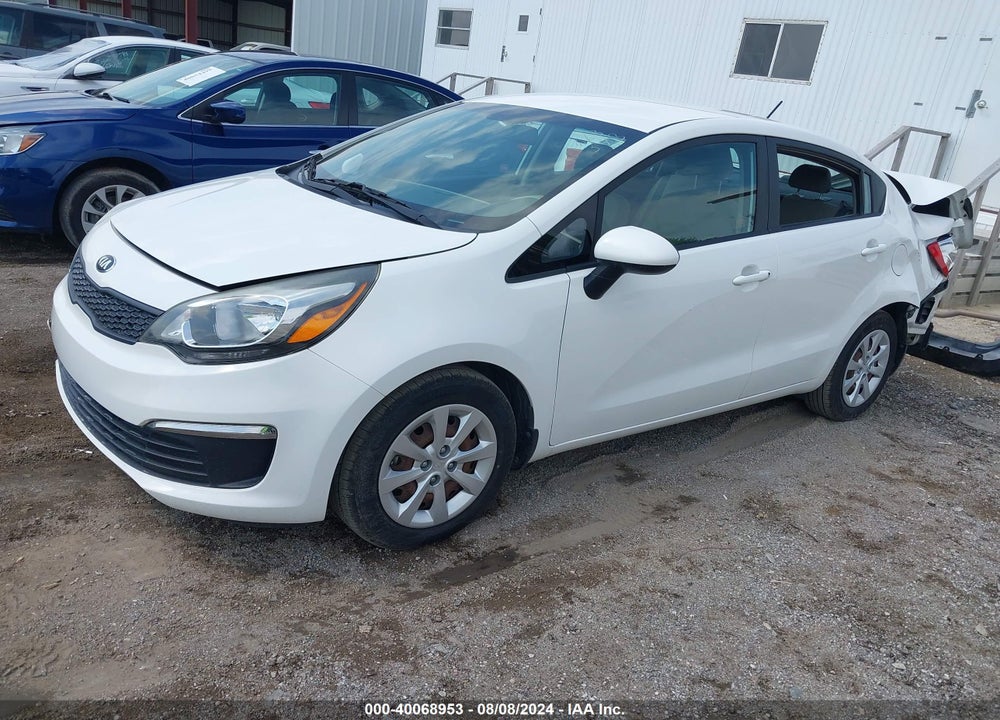 2016 KIA RIO LX VIN: KNADM4A38G6688033