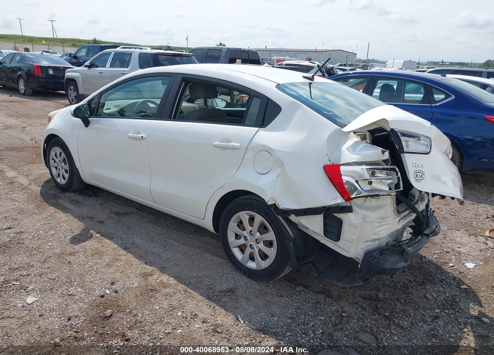 2016 KIA RIO LX VIN: KNADM4A38G6688033