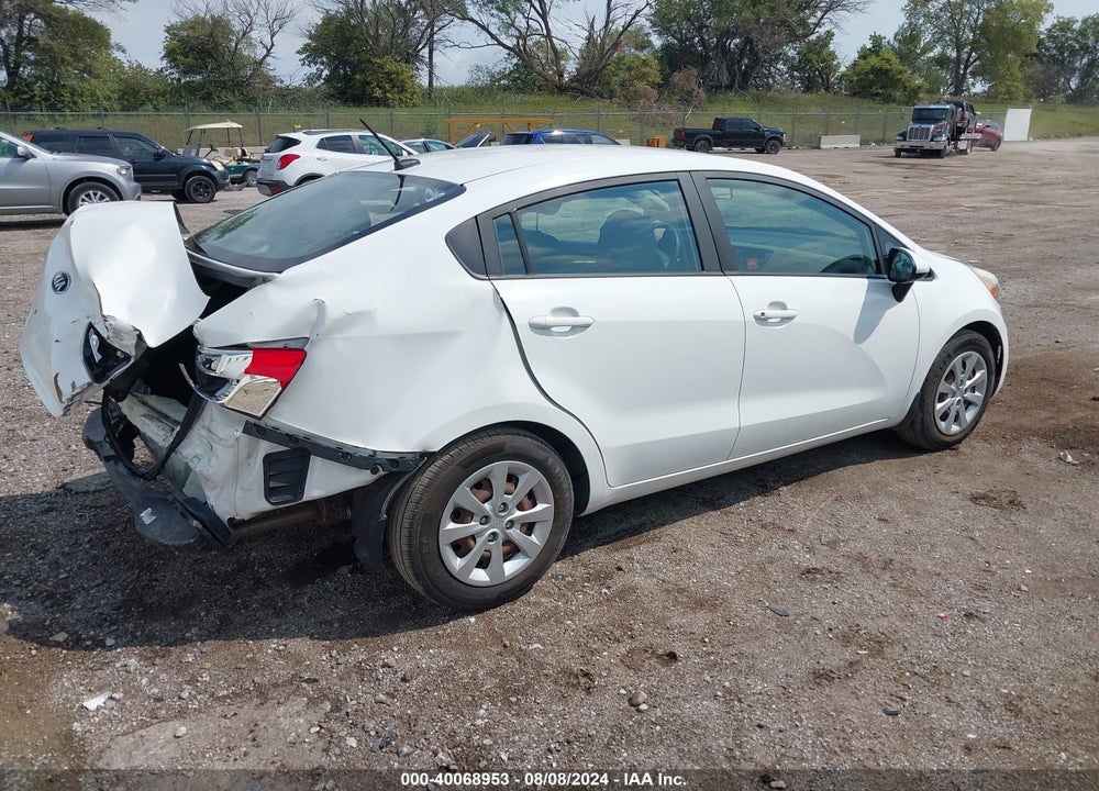 2016 KIA RIO LX VIN: KNADM4A38G6688033