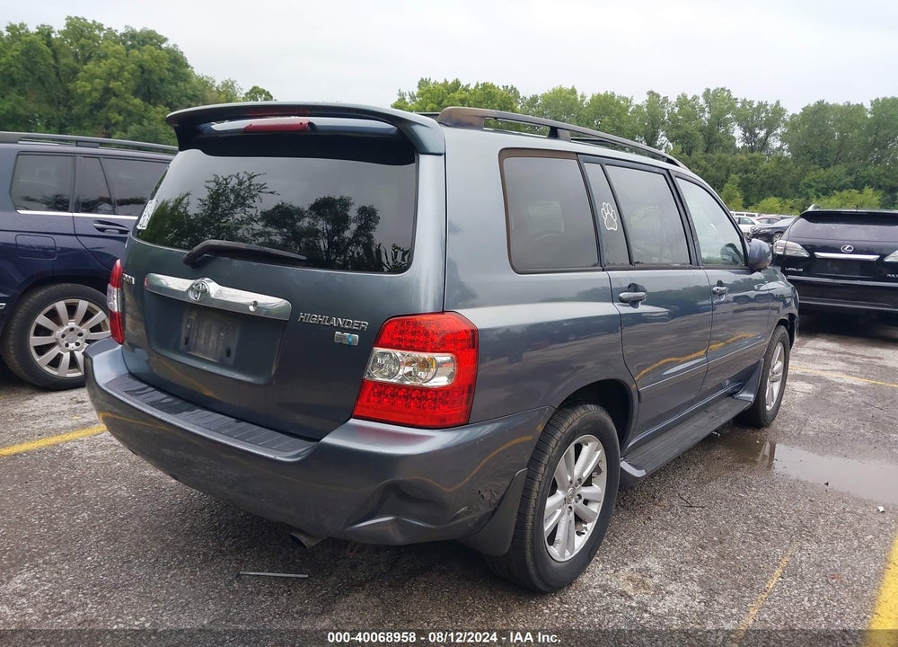 2006 TOYOTA HIGHLANDER HYBRID V6 VIN: JTEDW21A660006845