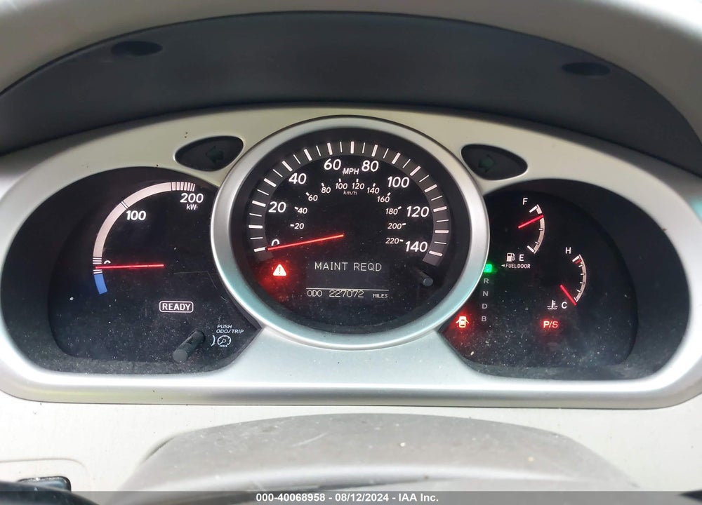 2006 TOYOTA HIGHLANDER HYBRID V6 VIN: JTEDW21A660006845