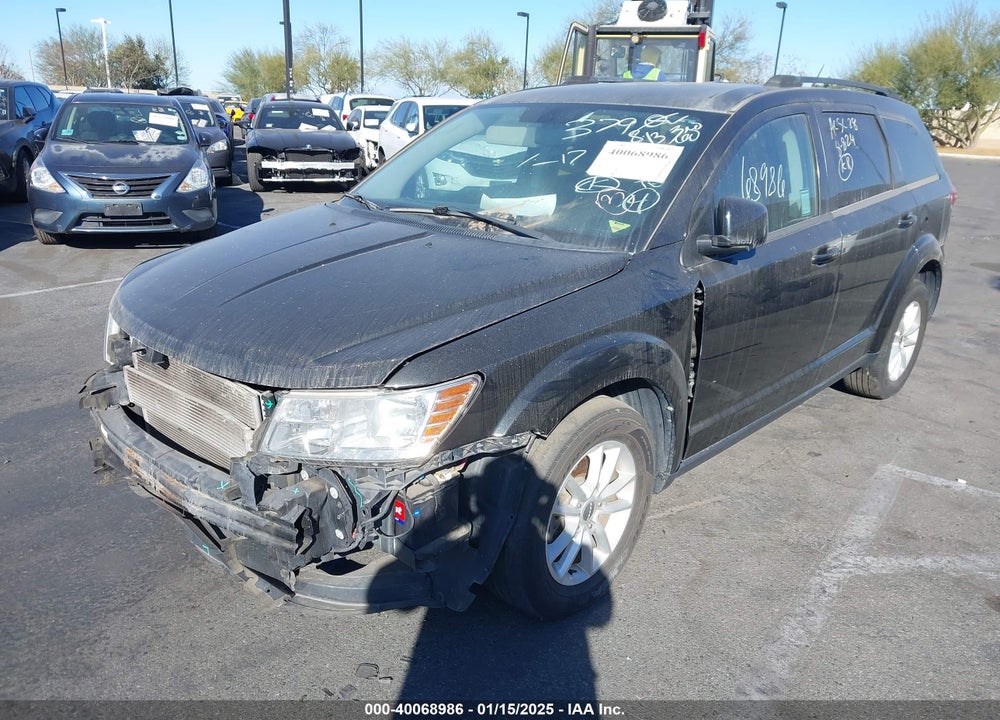 2013 DODGE JOURNEY SXT VIN: 3C4PDCBB9DT608367