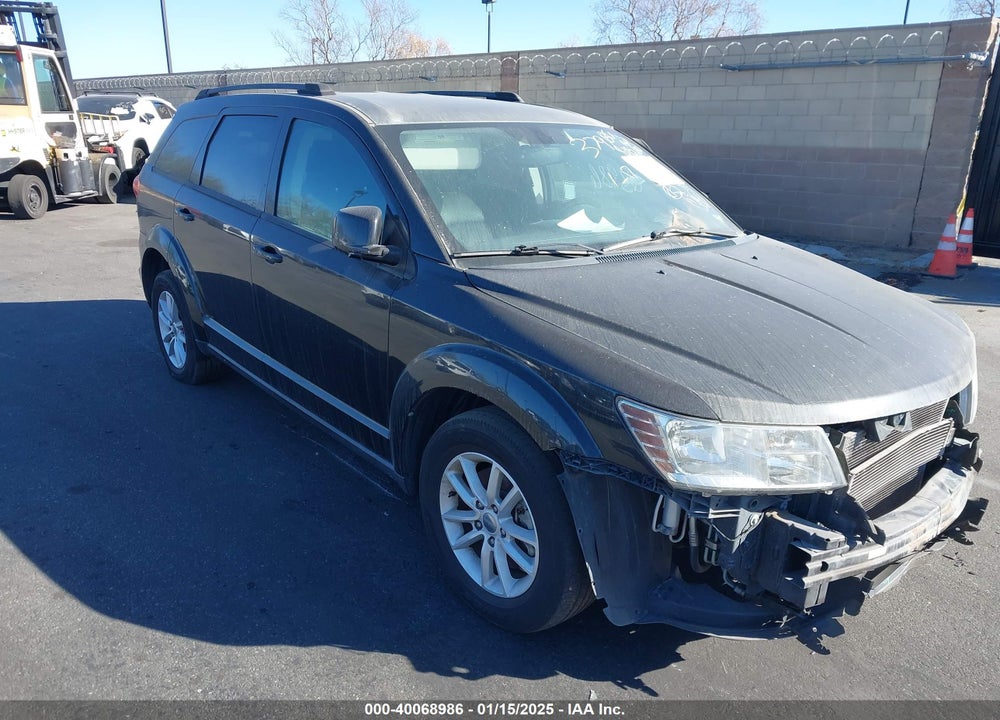 2013 DODGE JOURNEY SXT VIN: 3C4PDCBB9DT608367