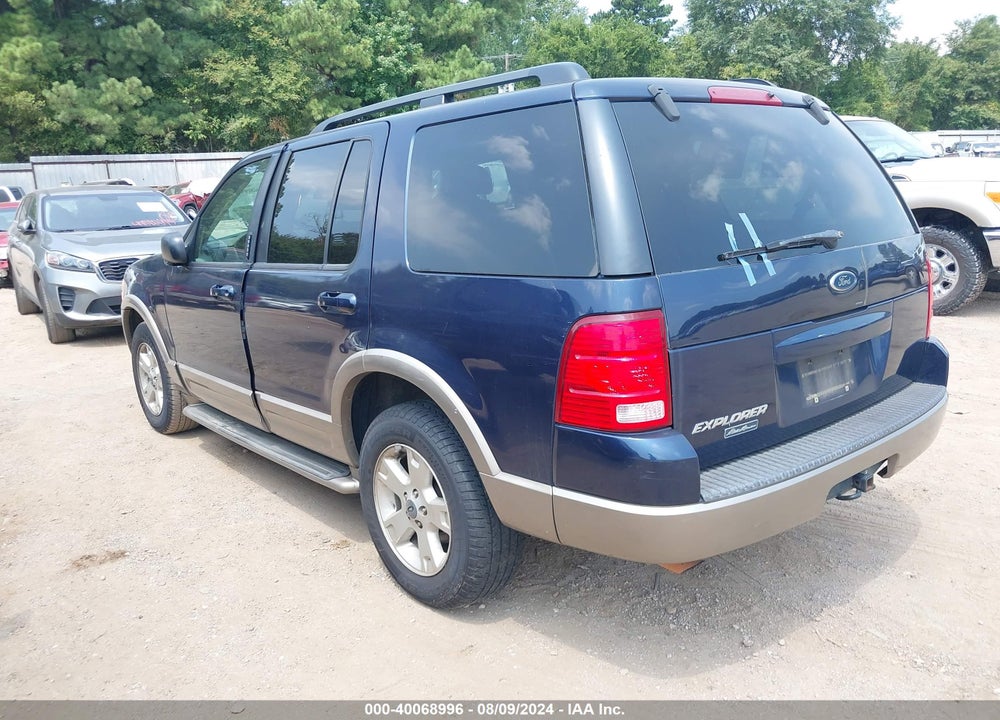 2003 FORD EXPLORER EDDIE BAUER VIN: 1FMZU64K43UB34335
