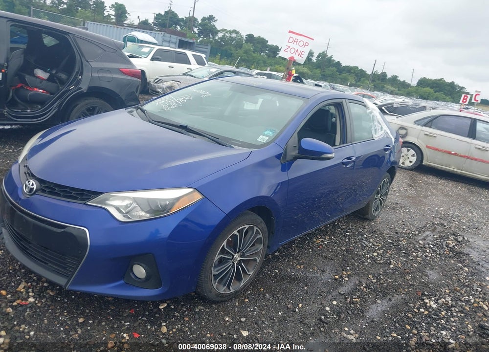 2014 TOYOTA COROLLA S PLUS VIN: 2T1BURHEXEC224410