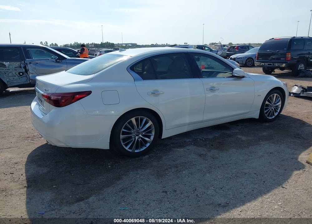 2019 INFINITI Q50 3.0T LUXE VIN: JN1EV7AP4KM543152