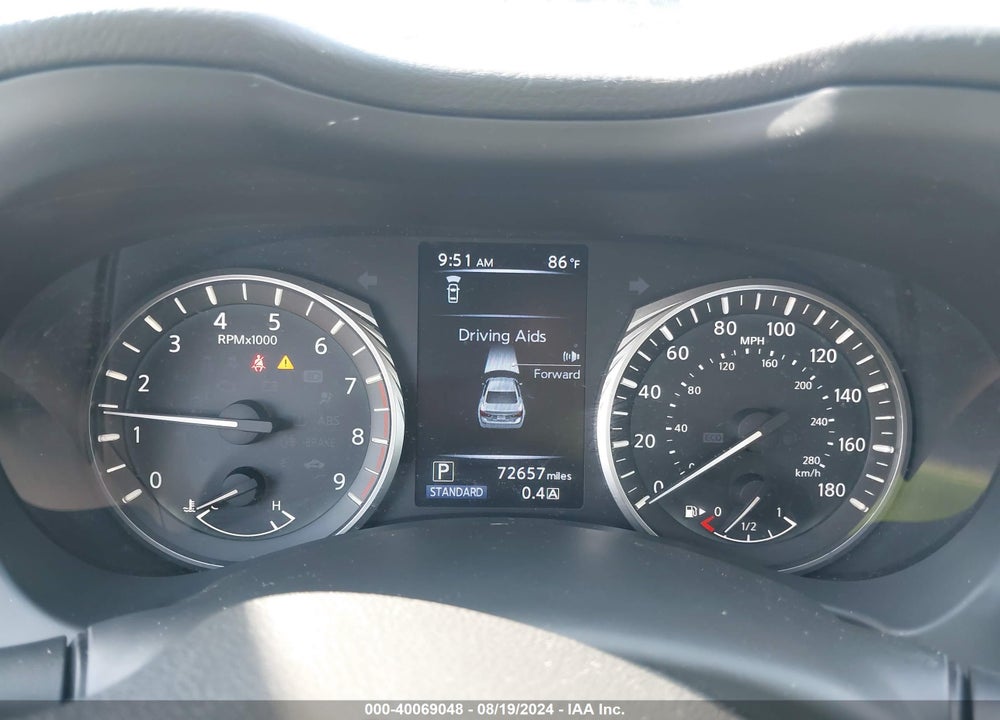 2019 INFINITI Q50 3.0T LUXE VIN: JN1EV7AP4KM543152