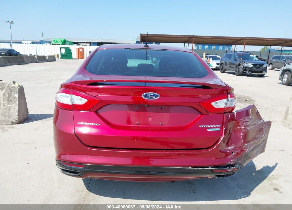 2013 FORD FUSION VIN: 3FA6P0K91DR260677