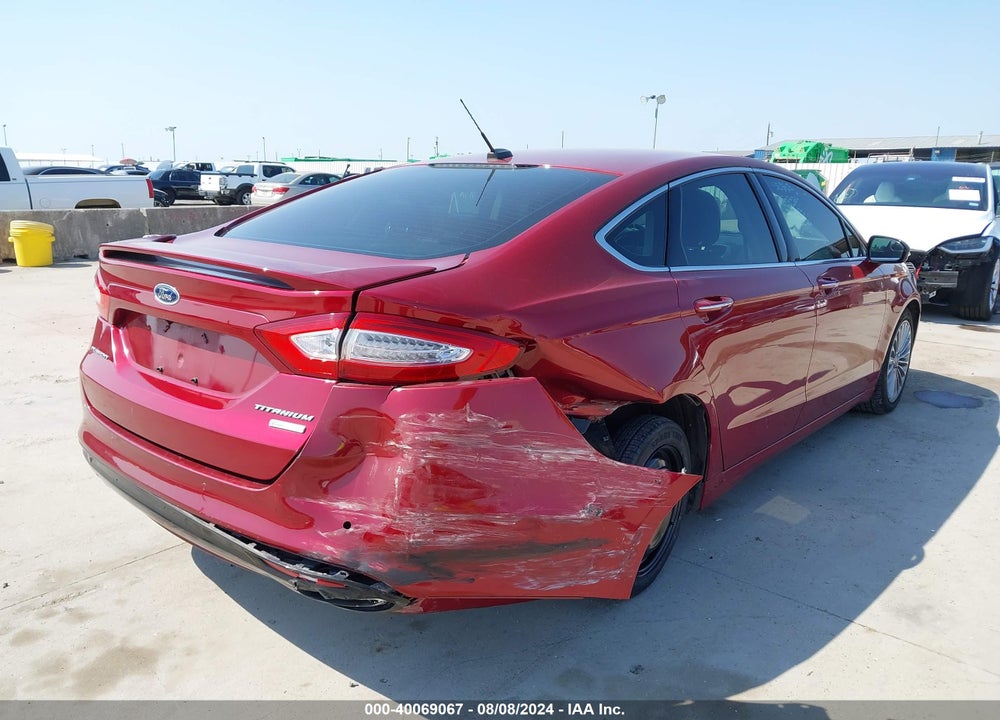 2013 FORD FUSION VIN: 3FA6P0K91DR260677