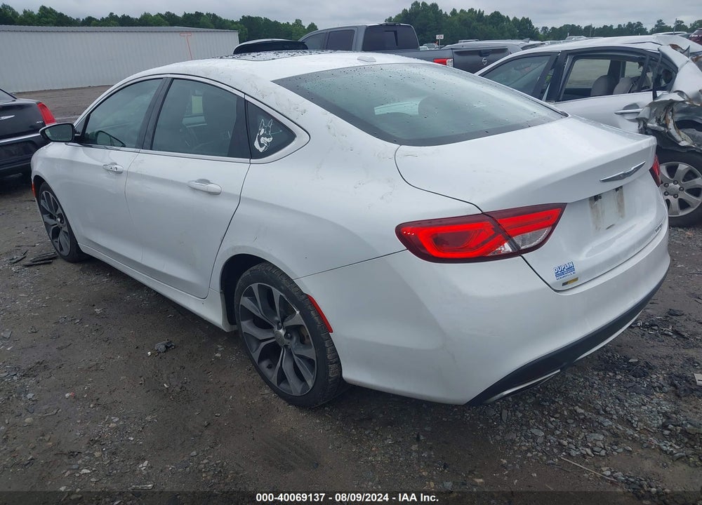 2016 CHRYSLER 200 C VIN: 1C3CCCCGXGN187327