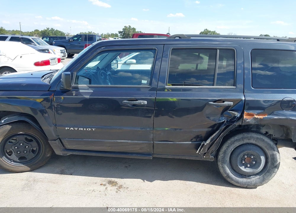 2016 JEEP PATRIOT SPORT VIN: 1C4NJPBA5GD609413